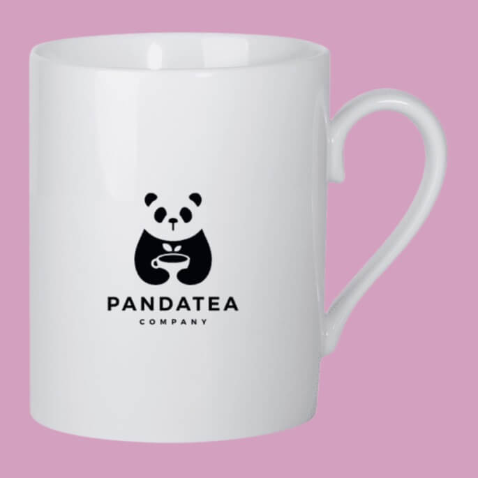 Mug publicitaire en porcelaine blanche